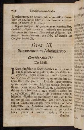 744-754, Inter functiones Sacerdotales nulla reperitur sanctior, & ...