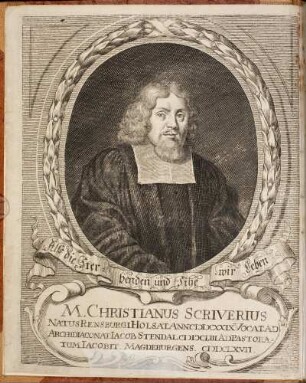 M. Christianus Scriverius
