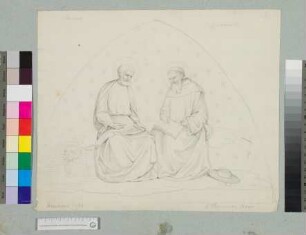 nach dem Gewölbeviertel mit den Hl. Markus und Hieronymus der Katharinenkapelle von S. Clemente in Rom