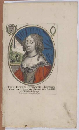 Bildnis der Christine, Königin von Schweden