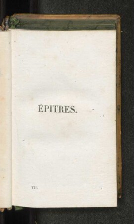 Épitres.