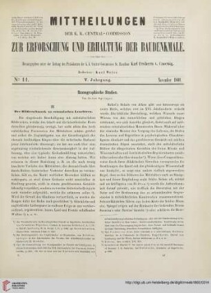 Nr. 11 (November 1860)