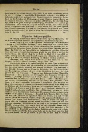 Allgemeine Religionsgeschichte