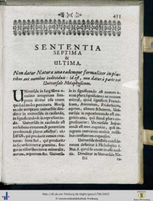 Sententia VII.