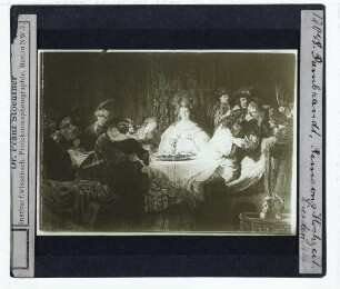 Rembrandt, Samsons Hochzeit (Dresden GAM 1560)
