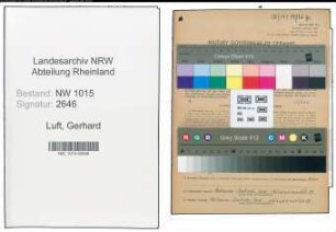 Entnazifizierung Gerhard Luft , geb. 24.07.1905 (Schweisser)