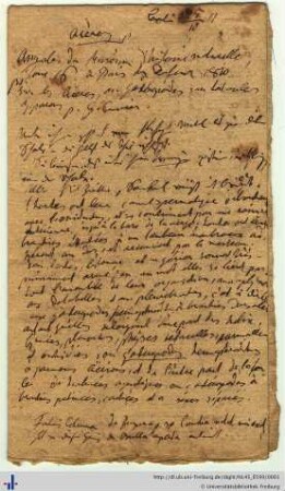 Nachlass L. Oken (NL 45/E599)