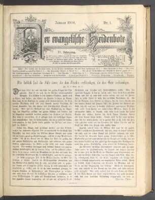 Januar 1906. Nr. 1
