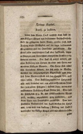 Drittes Kapitel. Kunst, zu lackiren.
