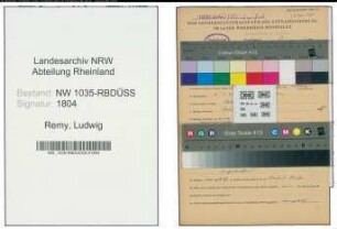 Entnazifizierung Ludwig Remy , geb. 02.03.1898 (Steiger)