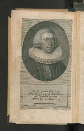 Johan Jacob Rambach, ...