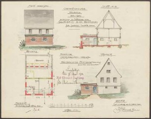 Schaile, Johannes, Bauer Anbau eines Stallgebäudes