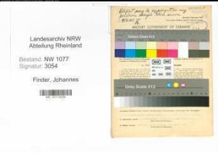 Entnazifizierung Johannes Finder , geb. 09.12.1908 (Polizist)