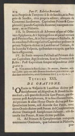 Titulus XXX.