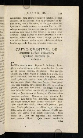 349-354, Caput Quintum