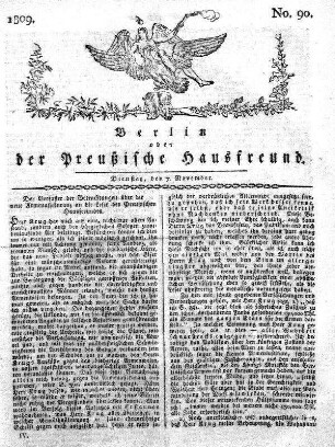 No. 90., 7. November 1809