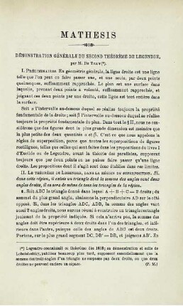 DÉMONSTRATION GÉNÉRALE DU SECOND THÉORÈME DE LEGENDRE.