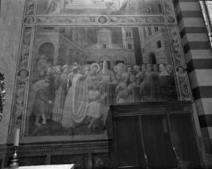 Sinopien zum Freskenzyklus der Assunta-Kapelle — Szenen aus dem Marienleben