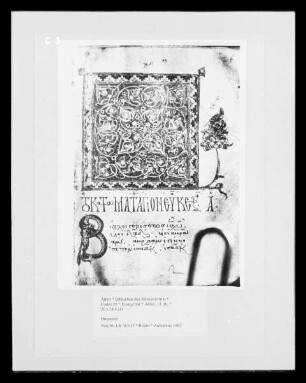 Evangeliar Ms. 55 — Ornament