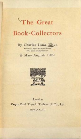 The great book-collectors