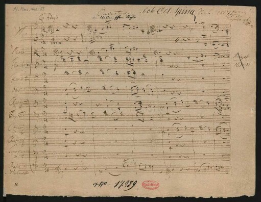 Ouvertüren; orch; C-Dur; D 591
