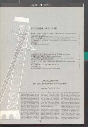 Arch+-Zeitung