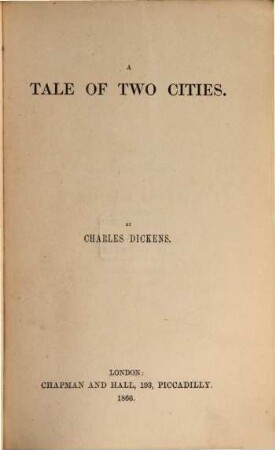 Works of Charles Dickens, 23. A tale of two cities