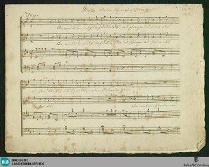 Der Augenarzt. Excerpts. Arr - Don Mus.Ms. 2113 : V (2), pf