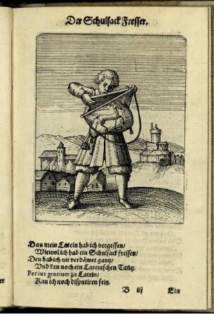 Der Schulsack Fresser.