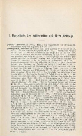 1-23 Verzeichnis der Mitarbeiter und ihrer Beiträge