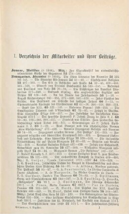 1-23 Verzeichnis der Mitarbeiter und ihrer Beiträge