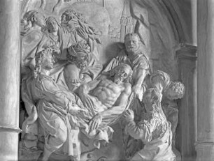 Ehemaliger Peter und Pauls-Altar der Herren von Eltershofen — Grablegung Christi