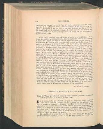 Crítica e historia literarias