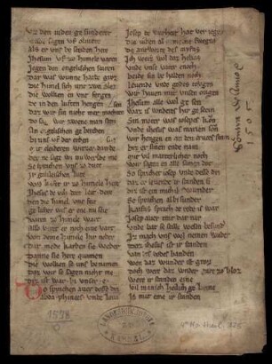 Heinrich von Hesler. Evangelium Nicodemi (Fragment)