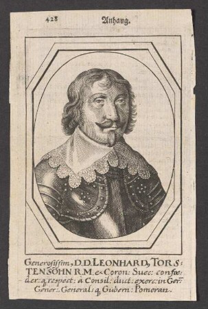 Porträt Lennart Torstensson, Graf von Ortala (1603-1651)