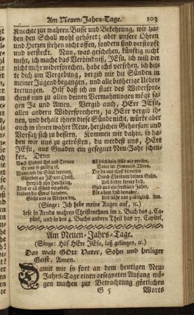 Am Neuen-Jahrs-Tage