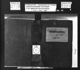 Aushebungsliste vom 11. April 1818, Band I, nach Regimentern geordnet, mit Zusammenstellung der Konskribierten aus den einzelnen Landvogteien