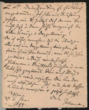 Kartenbrief an Clara Schumann : 06.05.1894