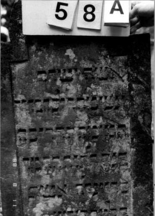Grabstein 58A