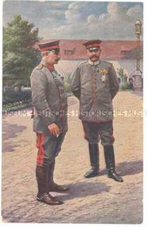 Wilhelm II. und Hindenburg in Posen