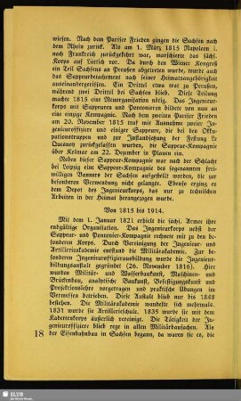 Von 1815 bis 1914