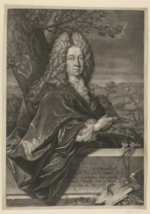 Bildnis des Jacobus Godofredus Scheurl