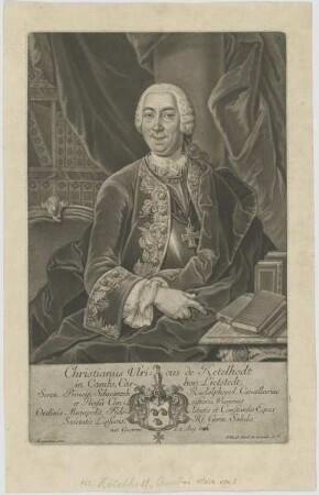 Bildnis des Christianus Ulricus de Ketelhodt