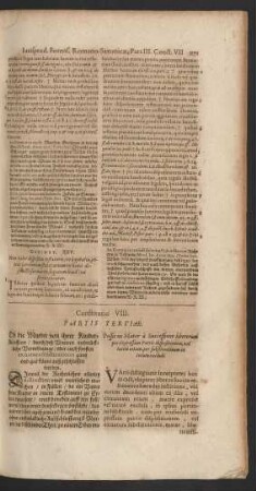 Constitutio VIII.