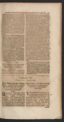 Constitutio VIII.