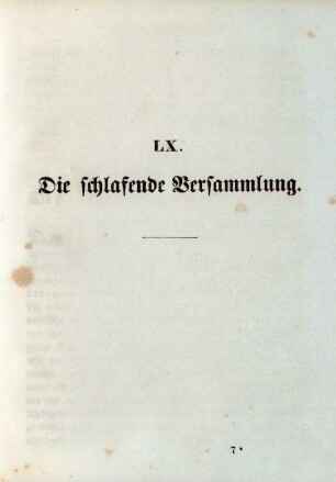 LX. Die schlafende Versammlung