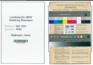 Entnazifizierung Helmi Stallmann, geb. 10.08.1912 (Angestellte)