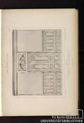 Der Innere Ausbau. Tafel 144. Berlin. Speisesaal im Hause Bendlerstrasse 33.