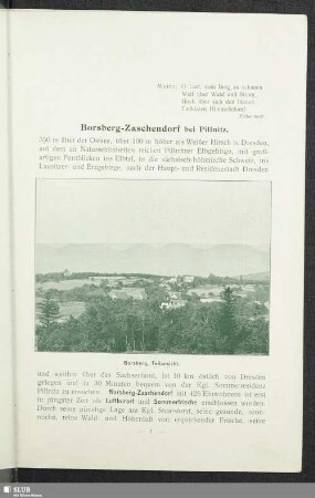 I. Borsberg-Zschendorf bei Pillnitz