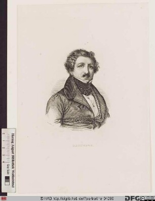 Bildnis (Louis) Jacques (Mandé) Daguerre